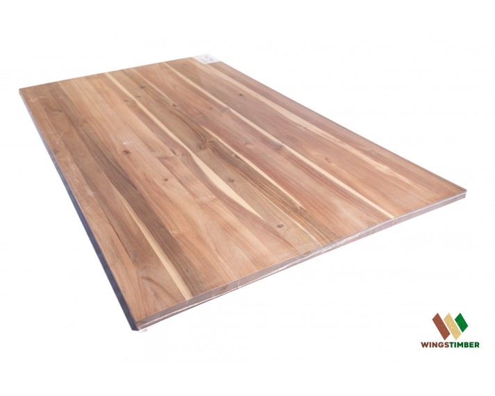 Blat drewniany Solid 63,5x153x3,0 cm, akacja azjatycka, surowy, o szer. 63,5 cm, dł. 153 cm i gr. 3,0 cm.