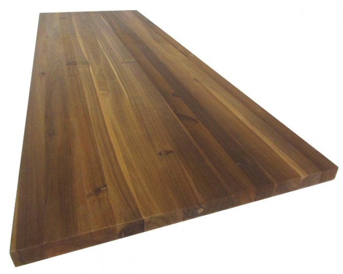 Blat drewniany Termo-akacja Solid 65x180x3,5 cm, surowy